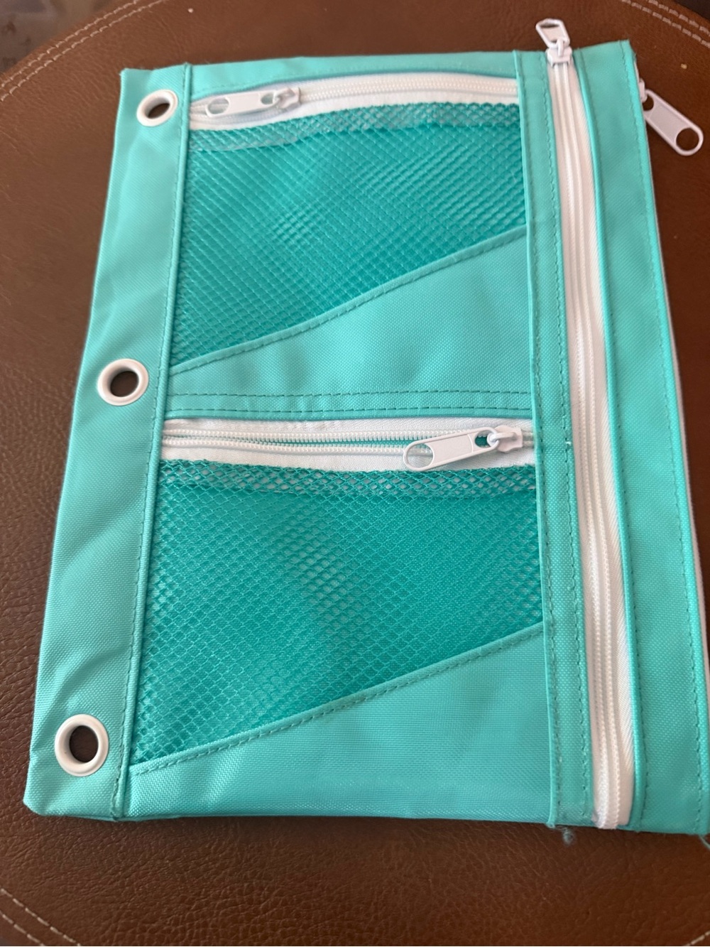Source Unknown Teal Kids Zippered Pencil Pouch